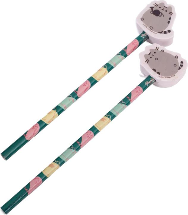 Actual product image Pusheen Pencil and Topper (Pack of 2) (2 x)