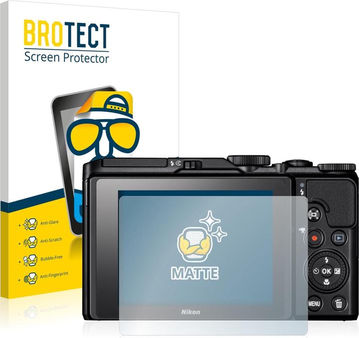 BROTECT Entspiegelungs-Schutzfolie Displayschutz Matt (Displayschutz, Coolpix A900)