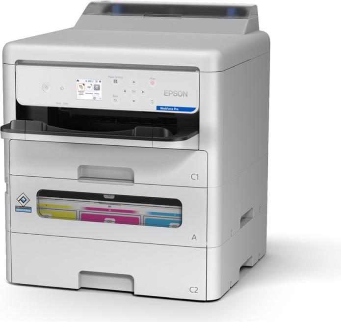 Epson WorkForce Pro EP-C800RDW BAM DIN A4, 4 Farben, PCL, PS3 (Tintenpatrone, Farbe)