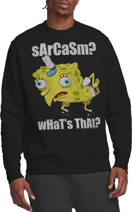 Produktbild Spongebob Squarepants Sarcasm Meme Sweatshirt (XL)