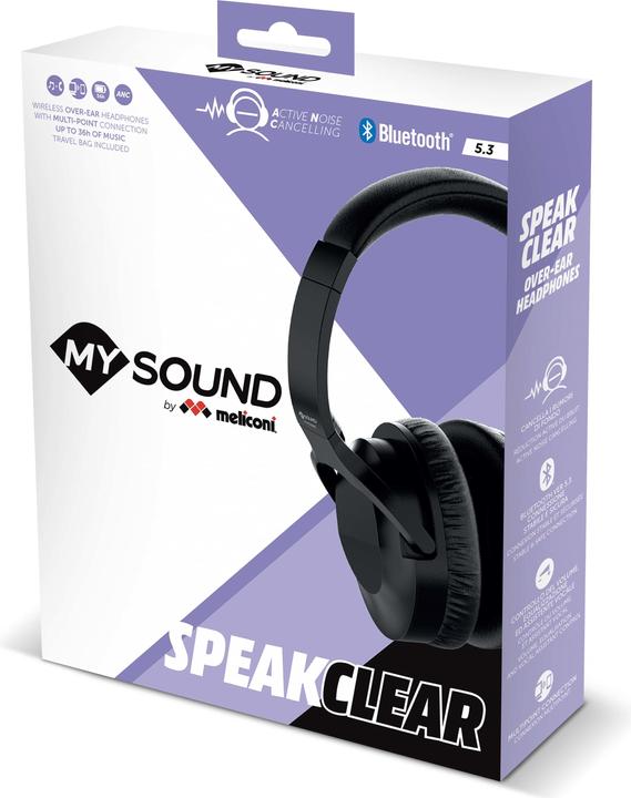 Produktbild Meliconi 497406 Headset und Wireless A Pavilion Musik und Bluetooth-Anrufe Schwarz (ANC, Kabellos)