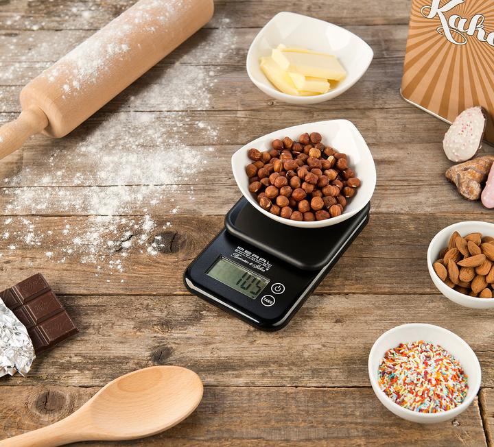 Image du produit Pearl Balance numérique compacte avec commande tactile pour la cuisine et le bureau, jusqu'à 3 kg