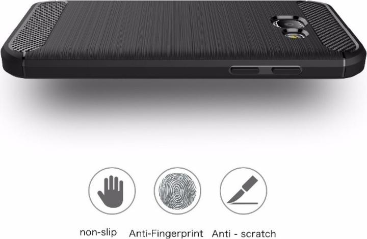 Produktbild Screenguard Samsung Galaxy A5 2017 Hülle Carbon Brushed Soft TPU (Samsung Galaxy A5 (2017))