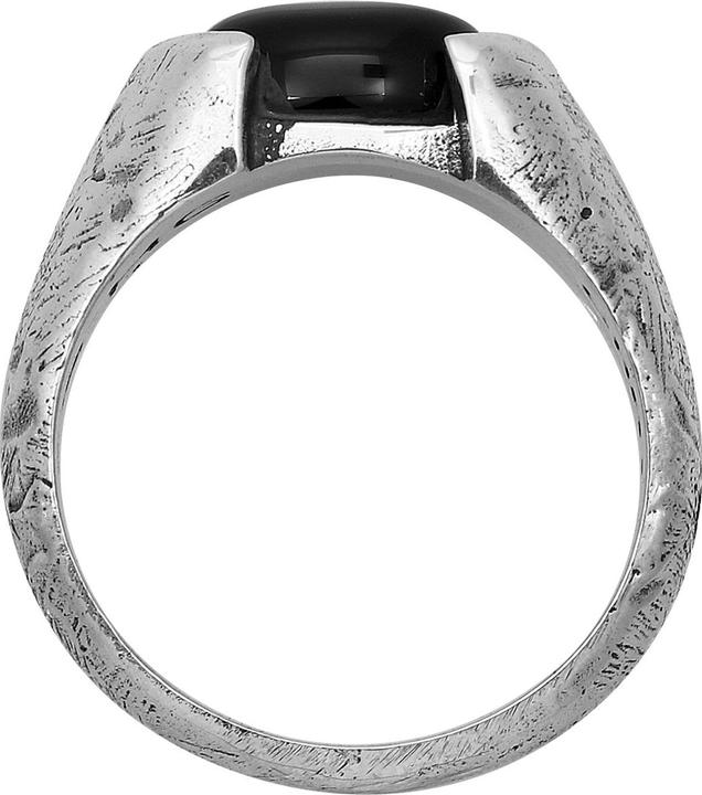 Immagine prodotto Haze & Glory Ring Liberty - Schwarzer Onyx 925 Silber (60, 925 Argento)