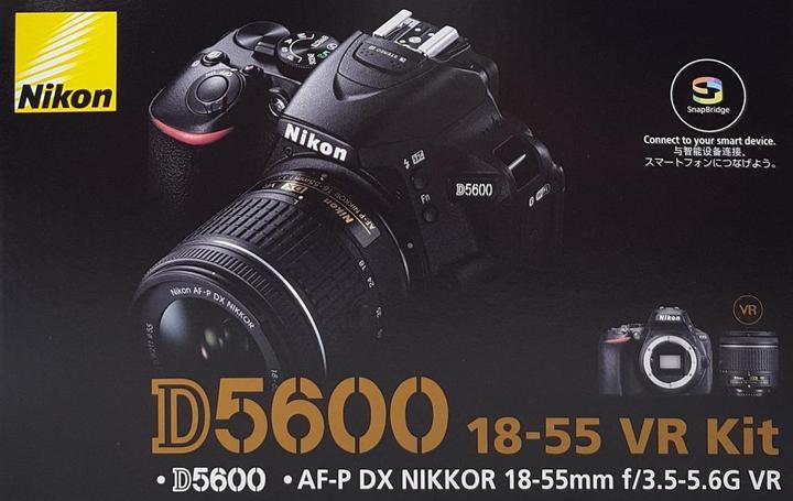 Image du produit Nikon D5600 Kit avec carte mémoire 16Go et sacoche (24.20 Mpx, APS-C / DX)