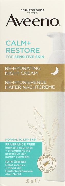 Image du produit Aveeno Calm+Rest Re Hyd Cr de nuit Ha 500ml (50 ml, Crème de nuit)