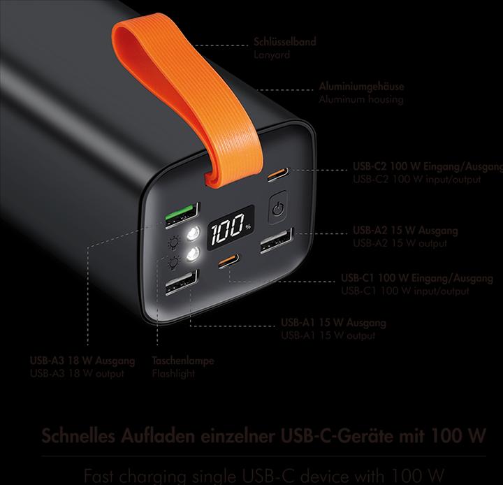Produktbild LogiLink PA0351 (50000 mAh, 100 W, 100 Wh)