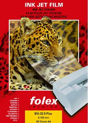 Image du produit Folex Film de projection jet d'encre Transparent A4, 50 feuilles (50 x)