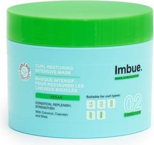 Imbue Curl Restoring Intensive Protein Mask 300ml - Vegan und Curly Girl Friendly (300 ml)