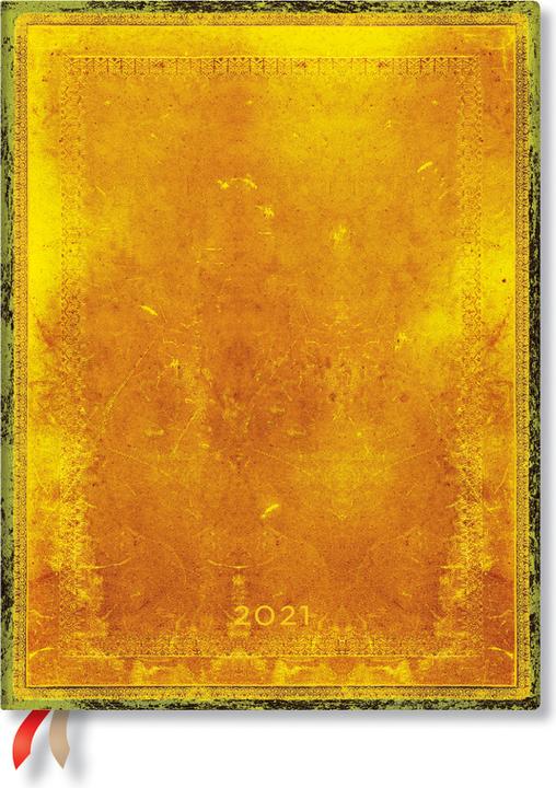 Produktbild Paperblanks PAPERBLAN Agenda Ocker 21 FD6781-8 180×230mm, de, Flexi, 12M (A5, Deutsch)