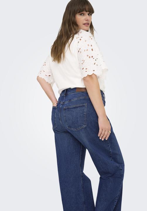 Actual product image Only CARJUICY Hohe Taille Weiter Beinschnitt Jeans Jeans mit weitem Bein (W42/L30)