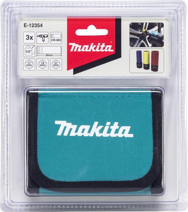 Produktbild Makita Steckschlüssel-Set (19 mm, 21 mm, 17 mm)