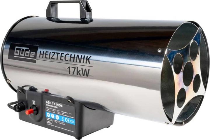 Actual product image Güde Gas Fan Heater GGH 17 INOX Heating Cannon Construction Heater Quick Heater - 85006 (4284.70 W)