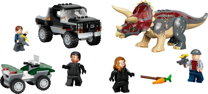 Immagine prodotto LEGO Attacco di un triceratopo a un camioncino (76950, LEGO Jurassic World)