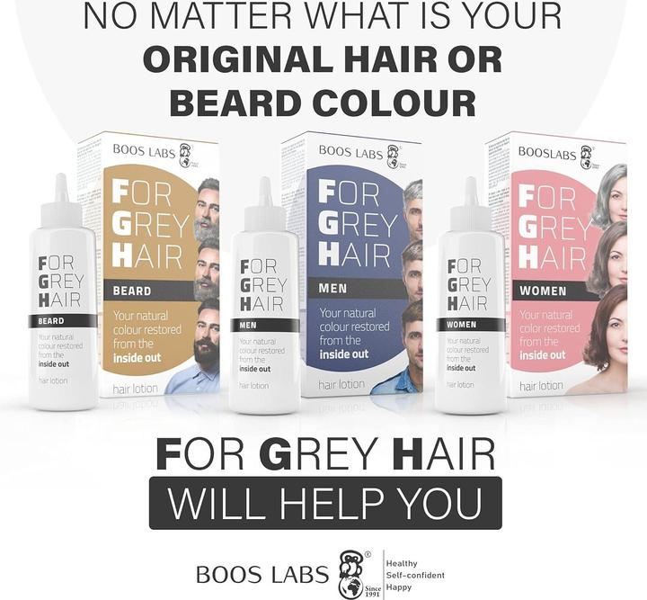 Image du produit Boos Labs Enzymatisches Bartpflegeprodukt gegen graue Haare