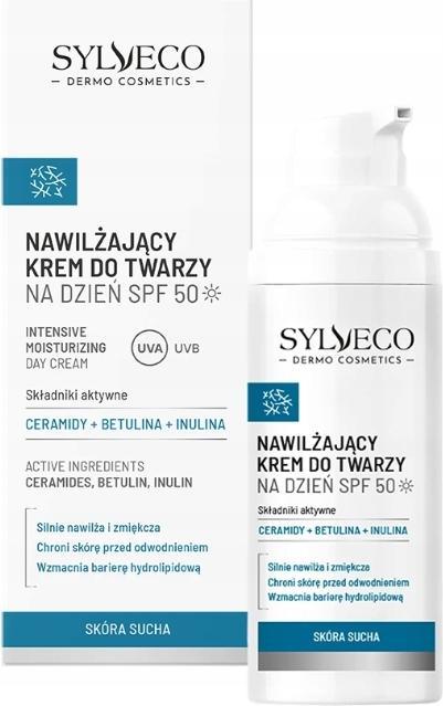 Actual product image Sylveco Dermo Skin Dry Moisturizing Face Cream For Day Spf 50 - 50 Ml (50 ml, Day cream, SPF 50)