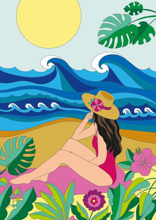 Actual product image Ravensburger Painting by numbers Mindful Moments - Paint and relax - 32 motifs - 24 colours -