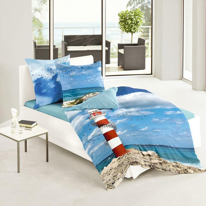 Produktbild Traumschlaf Leuchtturm (Bettwäsche Set, 135x200 cm + 80x80 cm)