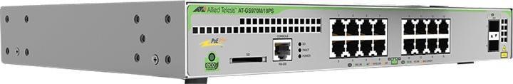 Image du produit Allied Telesis L2 +M 16 X TX GB POE+ 2 XCOMBO (18 Ports)