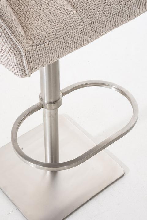 Actual product image CLP Barstool Damaso E Fabric, ivory