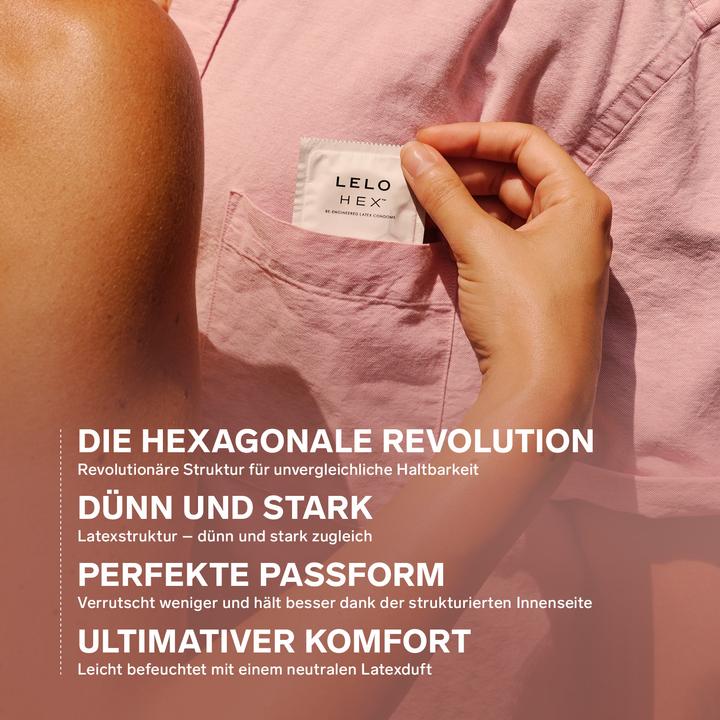 Image du produit LELO HEX Condoms Original (3 pcs)