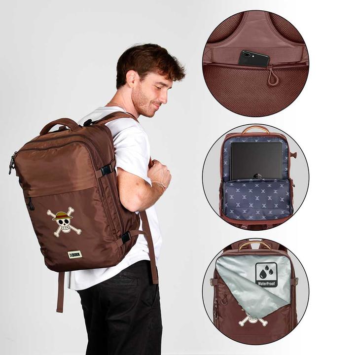 Actual product image Karactermania Large Mercury Travel Backpack 47x23x33cm Skull