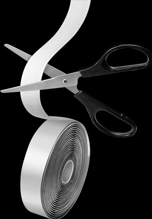 Produktbild LogiLink Selbstklebendes Klettband-Set, weiss, 25 mm breit, Rolle, 5 m (25 mm)