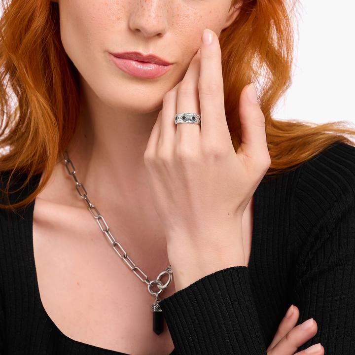 Immagine prodotto Thomas Sabo Damenring Rebel at heart (56, 925 Argento)