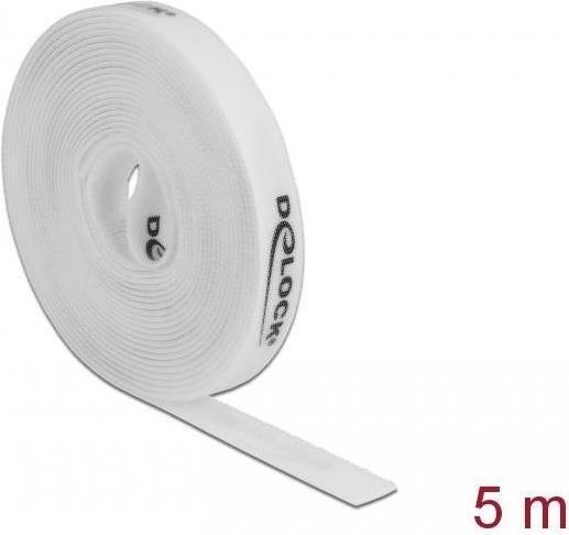 Produktbild Delock Klettband 5 m x 15 mm Weiss (15 mm)