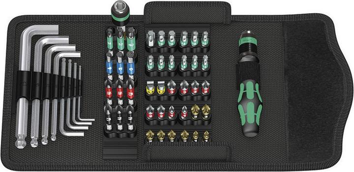 Produktbild Wera Kraftform Kompakt 100 (Innensechsrund TX M10, Innensechsrund TX M15, Innensechsrund TX M20, Kreuz Phillips PH M1, Kreuz Phillips PH M2, Innensechsrund TX M25, Innensechsrund TX M40, Kreuz Pozidriv PZ M1, Kreuz Phillips PH M3, Kreuz Pozidriv PZ M3, Innensechsrund TX M30, Kreuz Pozidriv PZ M2)