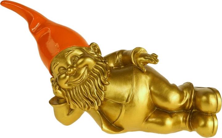 Image du produit Werner Voss Nain couché or/orange 33x11x17,5cm (1pc)