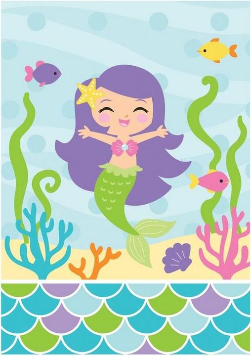 Immagine prodotto Creative Party Sacchetti per feste con le amiche sirene (confezione da 8)