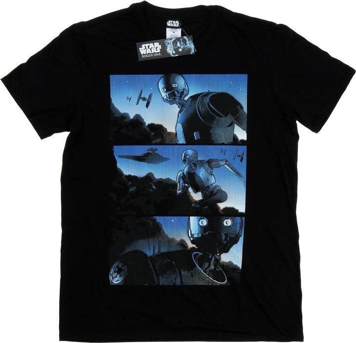 Star Wars Rogue One K2SO Comic Strip TShirt (L)