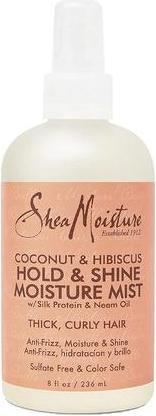 Actual product image Shea Moisture Coconut Hibiscus Hold and Shine Mist 236ml (236 ml, Liquid shampoo)