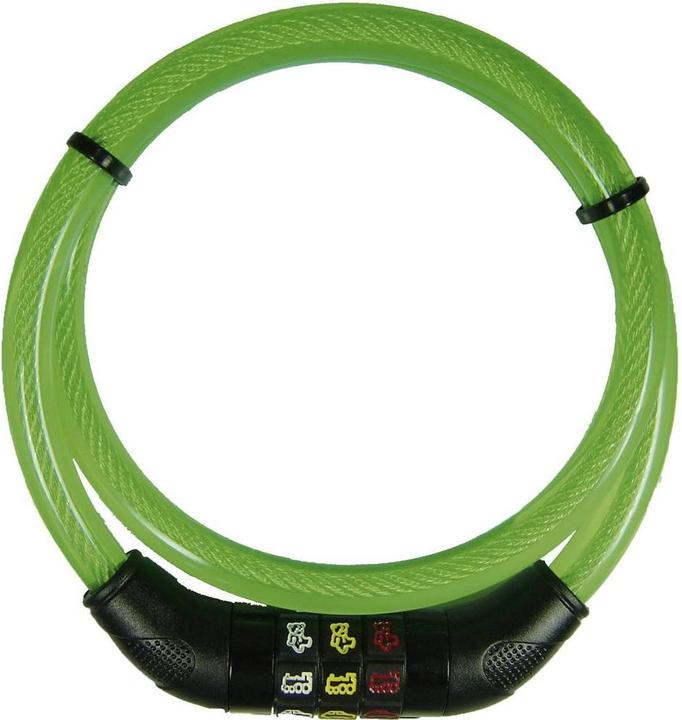 Security Plus Kabelschloss CSL80grün Grün Za (80 cm)