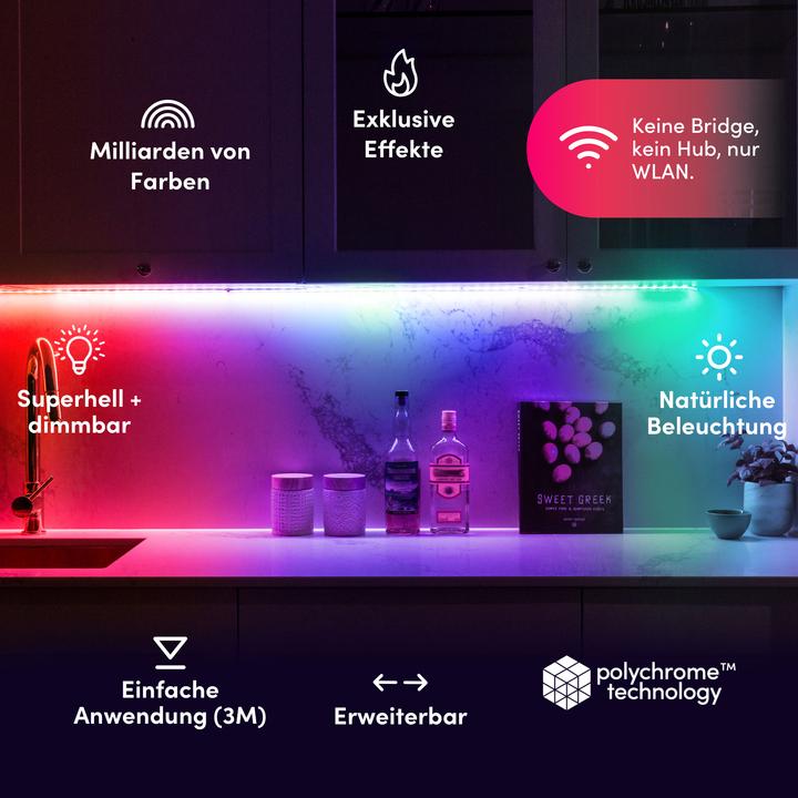 Image du produit Lifx Kit de démarrage complet Z Strip (RGB, 200 cm, Intérieur)