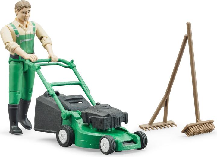 Productafbeelding Bruder Tuinman met grasmaaier en tuingereedschap