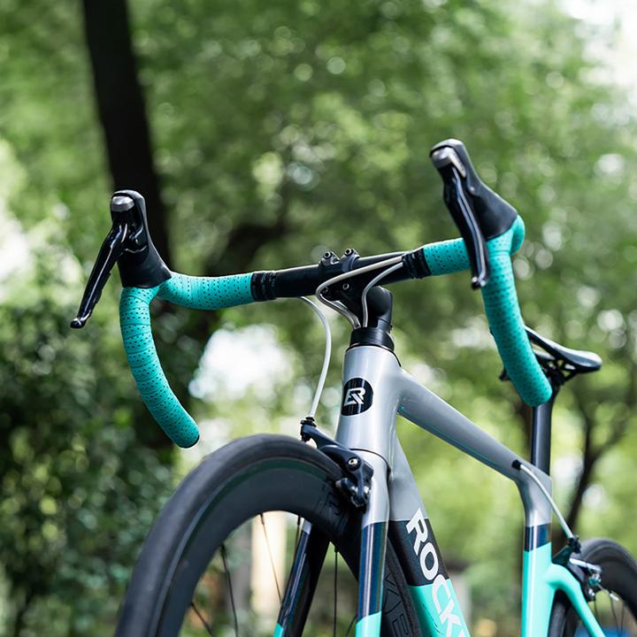 Actual product image Rockbros Handlebar Tape Perforated Silicone - Green