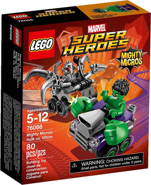 LEGO Marvel Super Heroes Mighty Micros: Hulk contro Ultron (76066, LEGO Marvel)