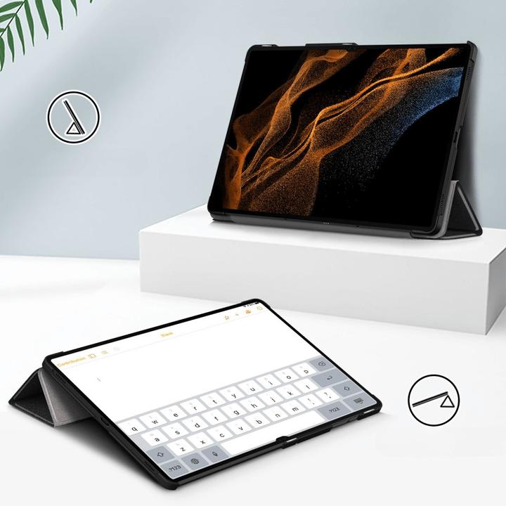 Image du produit Cover-Discount Galaxy Tab S9 Ultra - Étui Smart Tri-fold noir (Galaxy Tab S9 Ultra)