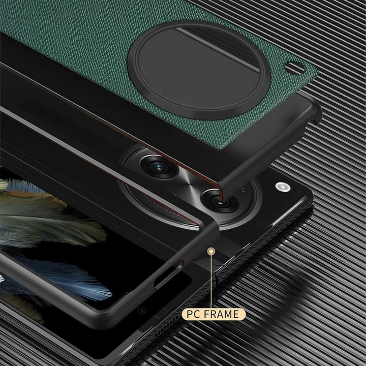 Immagine prodotto Cover-Discount OnePlus Open - Custodia protettiva con texture a croce blu (OnePlus Open)