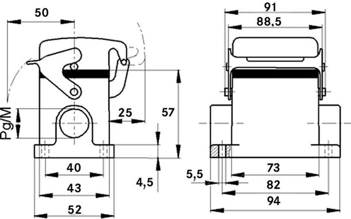 Image du produit Lapp Boîtier de socle PG16 EPIC® H-B 1