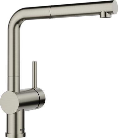 Image du produit Blanco LINUS-S satin platinum | Haute pression | Avec tuyau extractible | Clapet anti-retour | Ke