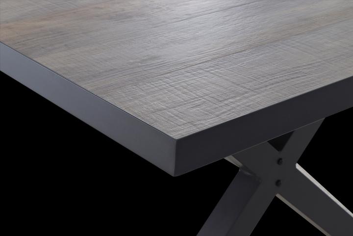 Actual product image Siena Garden Sincro Dining Tisch 200x100cm matt anthrazit / washed grey (200 cm)