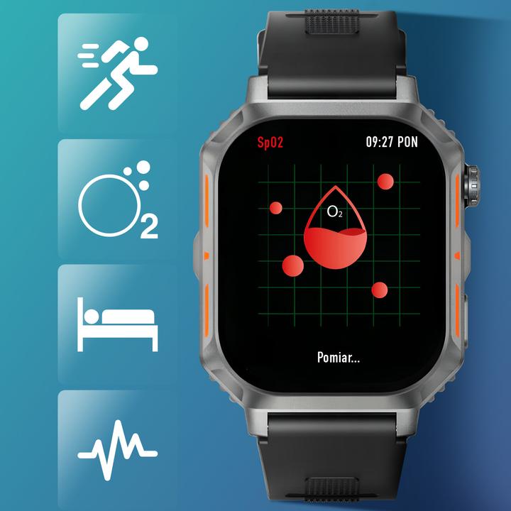 Image du produit Riversong smartwatch Motive 8S gris espace SW803