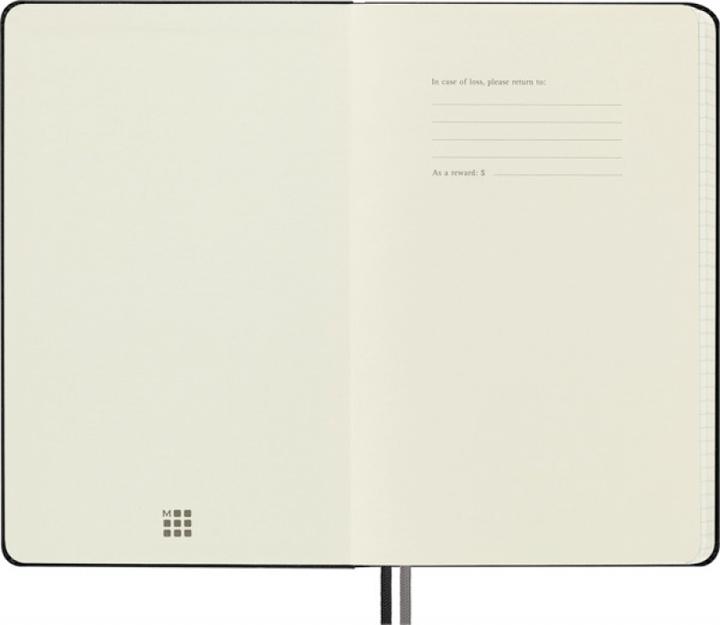 Actual product image Moleskine L/A5 - notebook - extended version (A5, Checked, Hardcover)