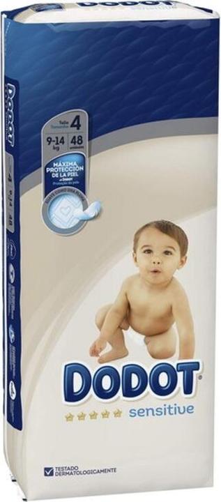 Produktbild Dodot SENSITIVE T4 pañales 9-14 kg 48 uds (Gr. 4, Tragepack, 48 Stück)