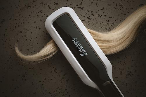 Produktbild ADL Camry CR 2316 hair styling tool Straightening iron Steam Black,White (Dampfglätteisen)