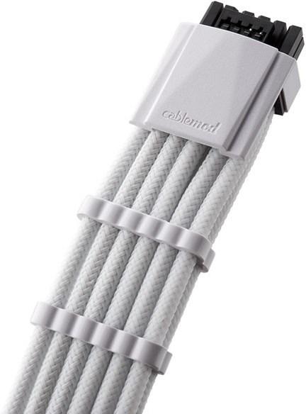 Actual product image CableMod C-Series Pro ModMesh 12VHPWR Cable Kit for Corsair RM, RMi, RMx (Black Label) - white