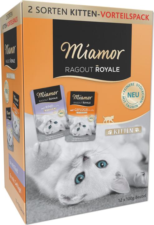 Rinti Miamor-Kätzchen - 12x100g (Welpe + Kitten, 12 Stk., 1200 g)